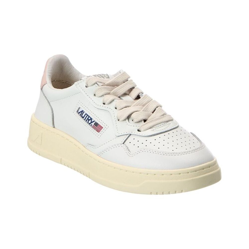 Autry Medalist Leather Sneaker, White